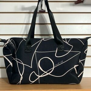 Mali & Lili - Weekender bag…. Black and Cream Women's Bag